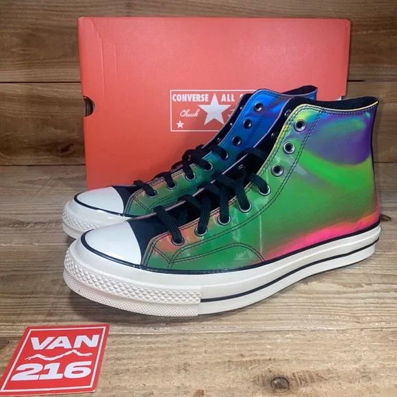 Converse Men\'s Chuck Taylor 70 High Top Black Multicolor White 170495C Multicolor Converse Chuck 70 Hi | SVD main image 3